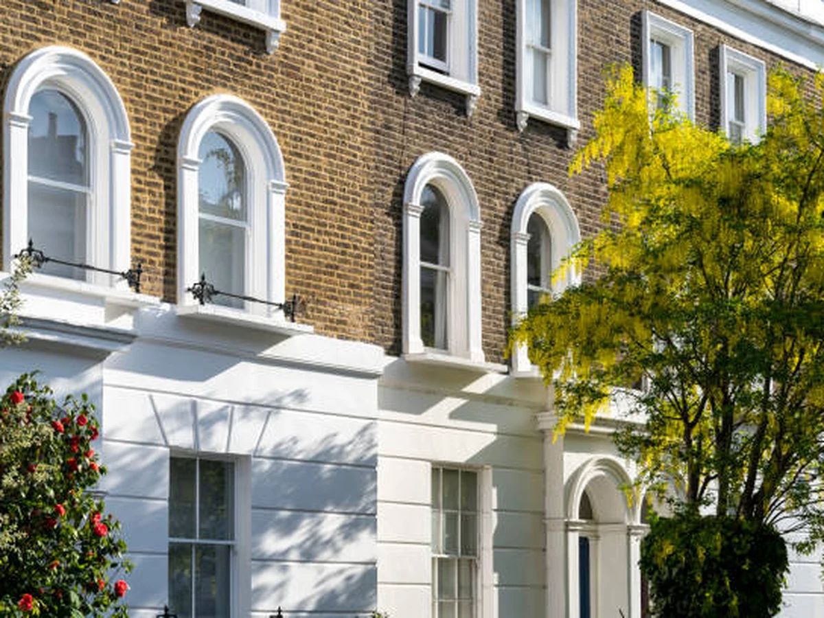 Exterior Painting Victorian Brick Terrace by Barnstaple Decorators