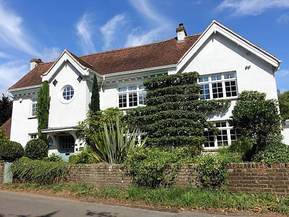 Exterior Painting White Rendered Detached by Barnstaple Decorators