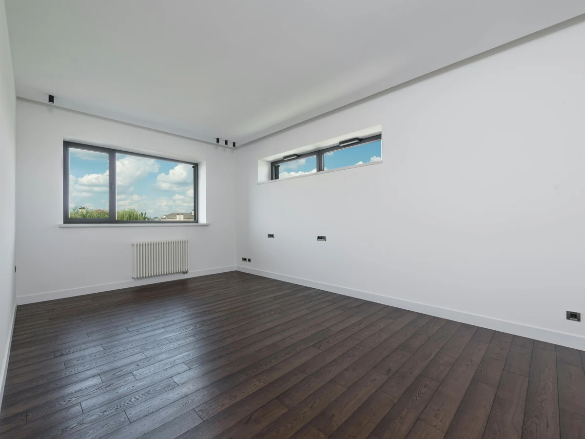 Interior Painting Empty Freshly White by Barnstaple Decorators