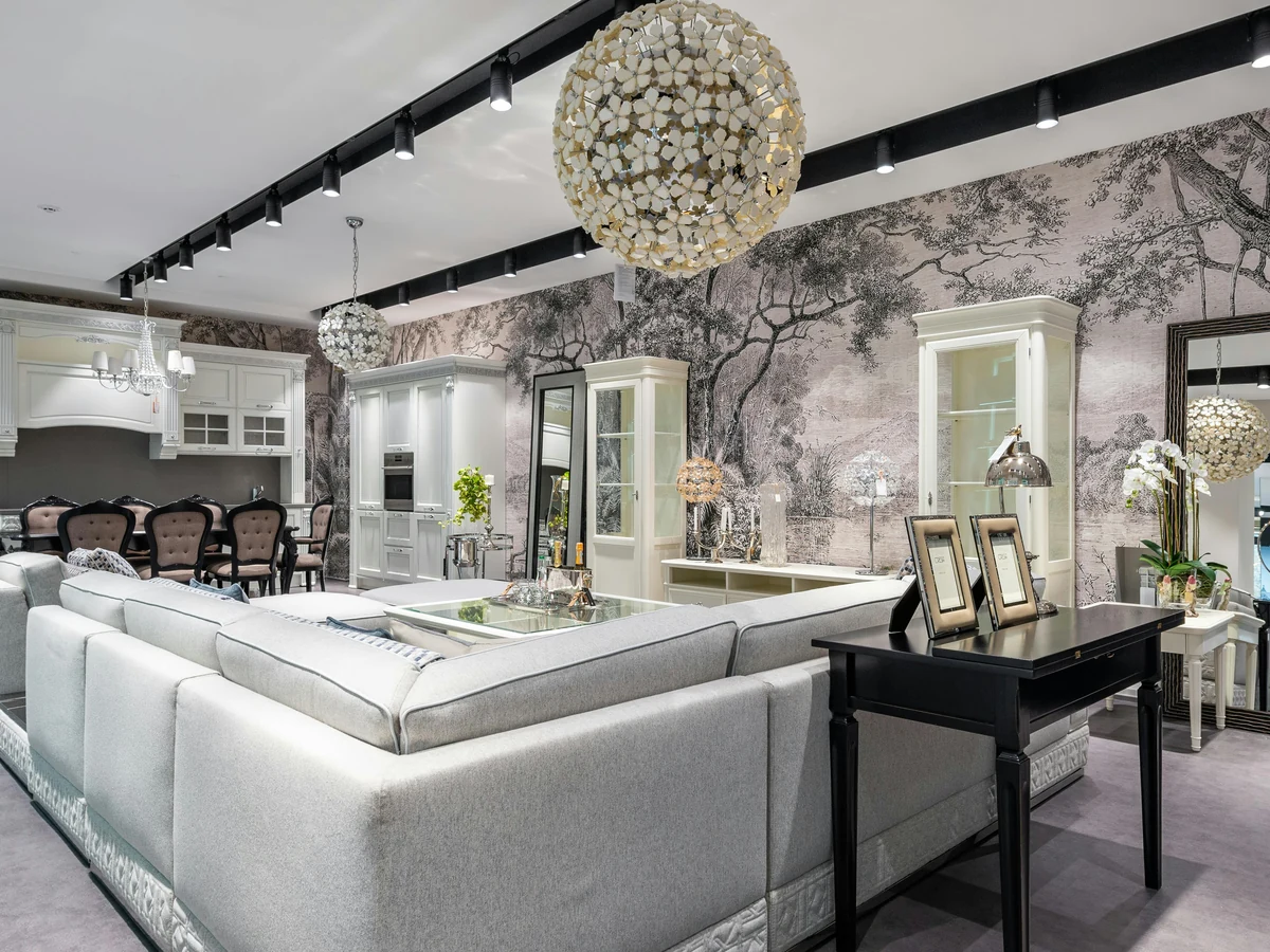 Elegant living area in a period property freshly decorated by Barnstaple Decorators